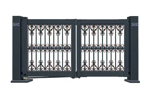 Folding-auto-gate-Folding-gate-for-driveway-QiGong