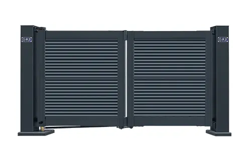 Venetian-blinds-fold-swing-gate-Outdoor-folding-gate-QiGong